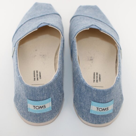 Toms Denim Print Loafers Sz 7.5 - Picture 5 of 5